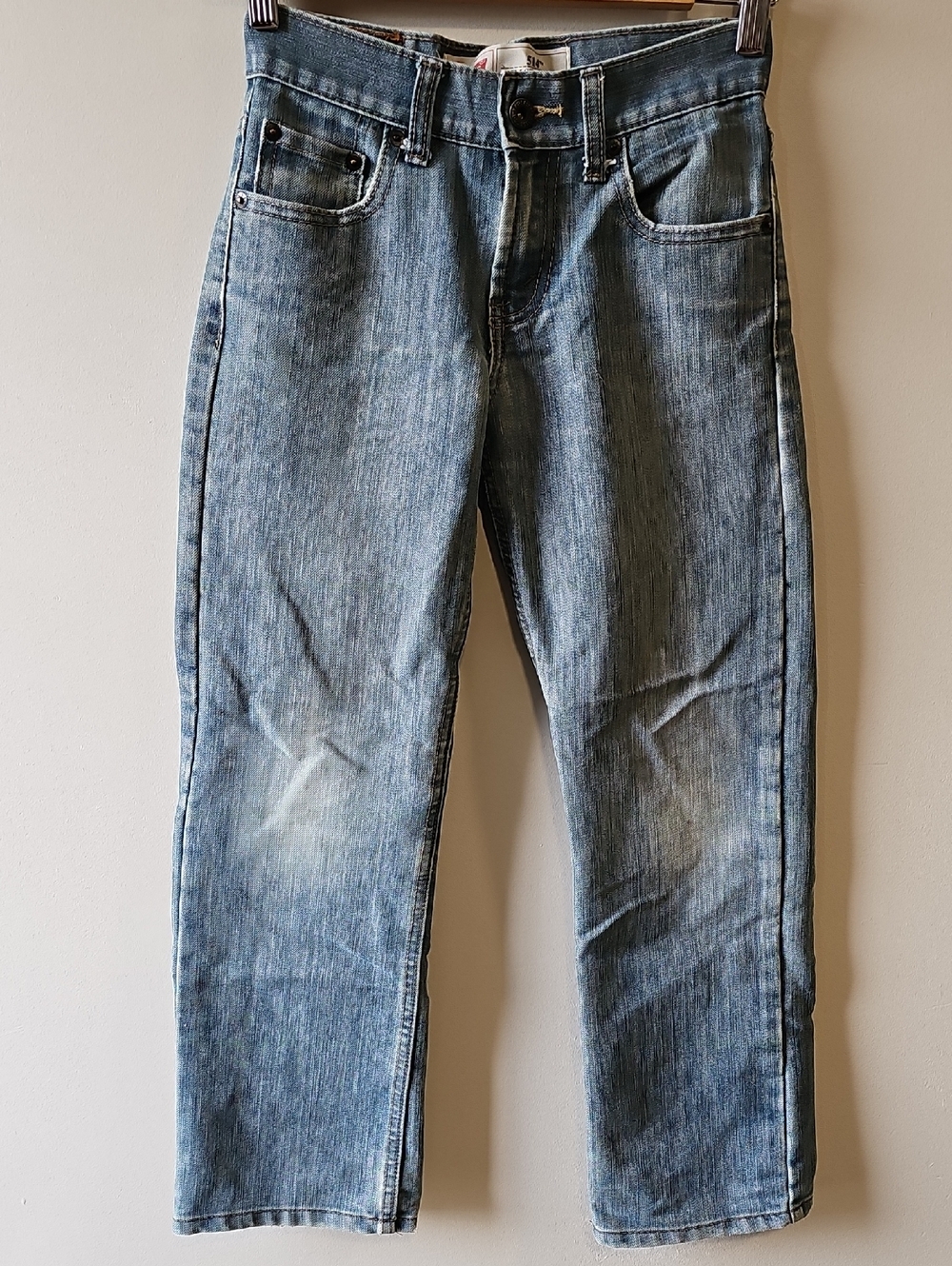Levi's Boy's Light Blue Slim Straight-Leg Jeans